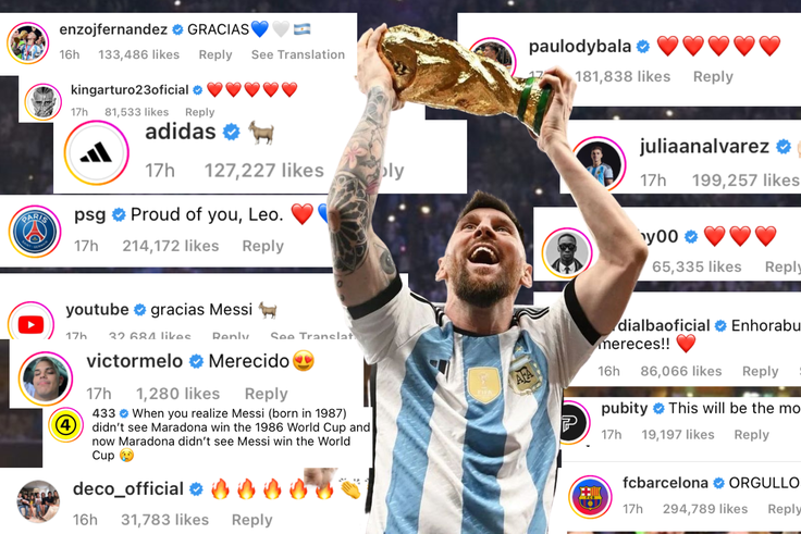 'Incredible' Lionel Messi shatters Cristiano Ronaldo's record on Instagram