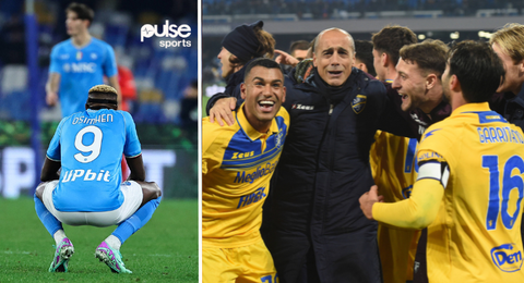 Napoli 0-4 Frosinone: Osimhen helpless as Italian champions get disgraced out of Coppa Italia