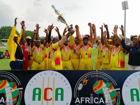 Cricket Cranes beat Kenya to win a second successive Africa Cup
