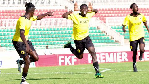 Stewart Omondi relishing competition for places at Tusker