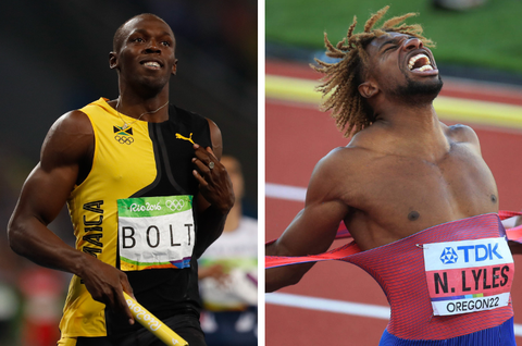 Usain Bolt or Noah Lyles? World Athletics shows statistics on who the better runner is in the 200m