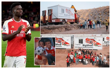 Bukayo Saka donates shelter to help people affected by the earthquake in Morocco