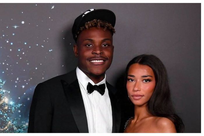 Fisayo Dele-Bashiru attends Christmas party with girlfriend