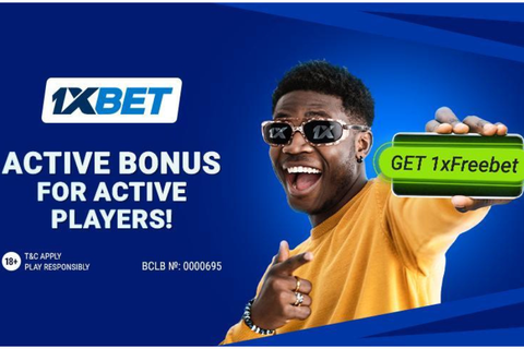 Favorable bonus for active players from the bookmaker company 1xBet!