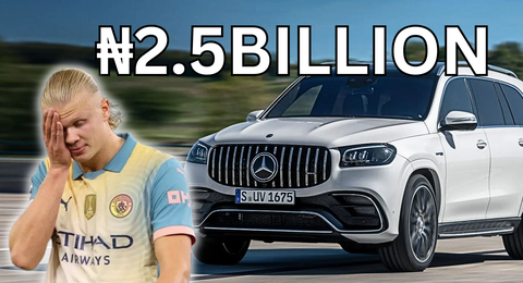 Erling Haaland puts his Mercedes GLS on sale for a whopping ₦2.5 BILLION amid 'messed up' Man City struggles