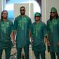 Super Eagles wearing custom-made green native attire. || X