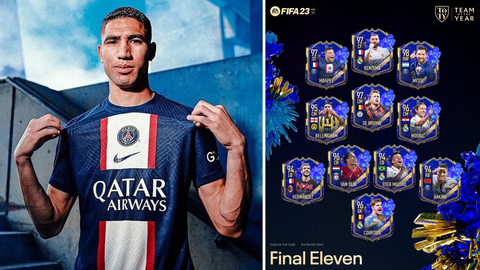 Achraf Hakimi makes EA Sports FIFA Team Of The Year for 2nd year running