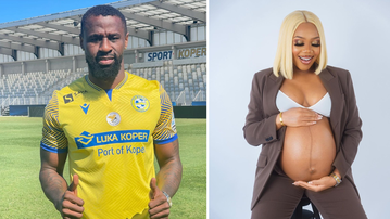 Nigerian footballer Bright Edomwonyi celebrates birth of 3rd child