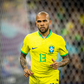 Dani Alves in action for Brazil