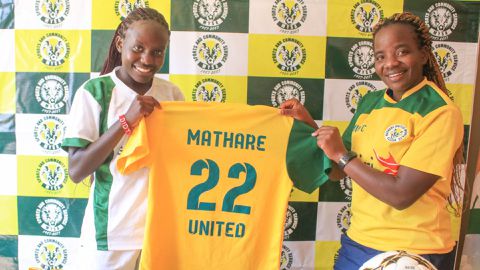 Daughter and mother team up at Mathare United