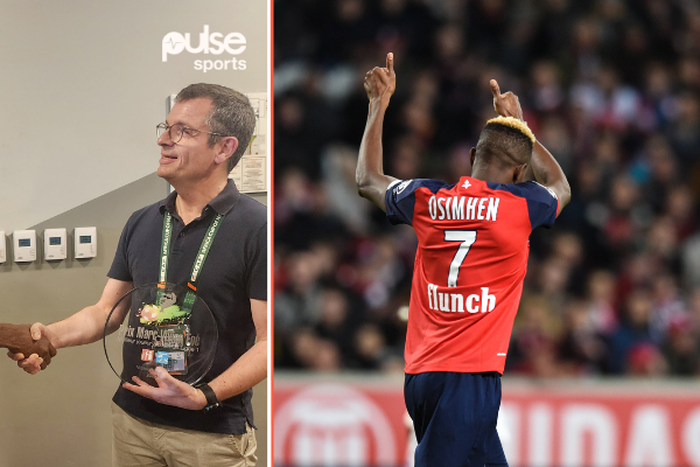 Osimhen finally receives Marc-Vivien Foe award after waiting four years