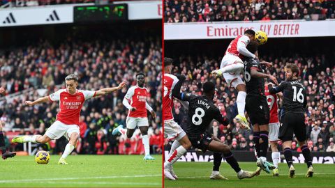 Arsenal vs Crystal Palace: Five-star Gunners crush sorry Eagles to keep title hopes alive