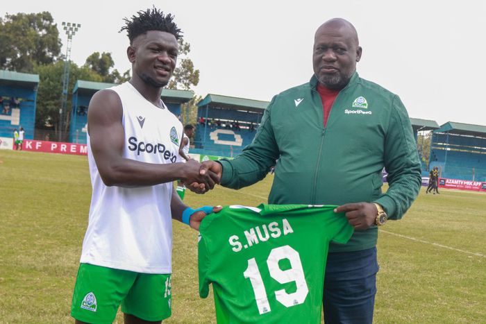 Shariff Musa unveiled at Gor Mahia.
