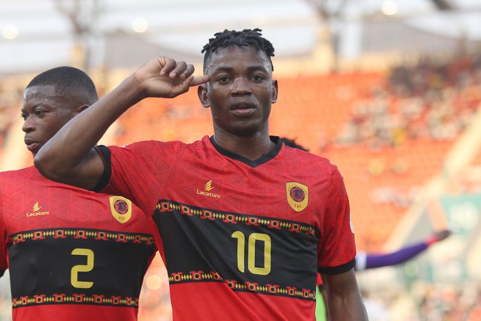 Gelson Dala scored a brace for Angola against Mauritania|CAF IMAGE