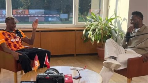 Chelsea legend Mikel Obi visits Victor Osimhen at Galatasaray for a Podcast episode with rumours of a transfer to the Premier League.