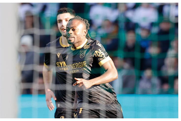 Moses Simon scores for Nantes