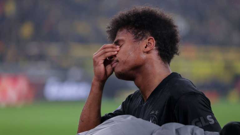 Karim Adeyemi injured himself against Hertha Berlin