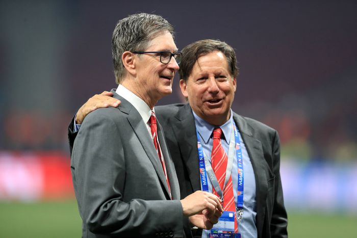 Liverpool owner John W. Henry (left) and chairman Tom Werner