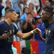 French forwards Kylian Mbappe, Kolo Muani and Marcus Thuram | Imago