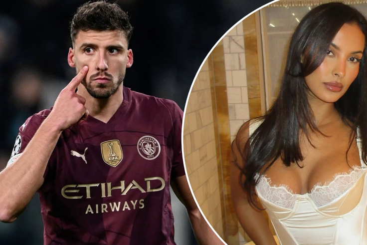 Ruben Dias and Maya Jama spotted wearing matching Cartier bracelets amid rumoured romance