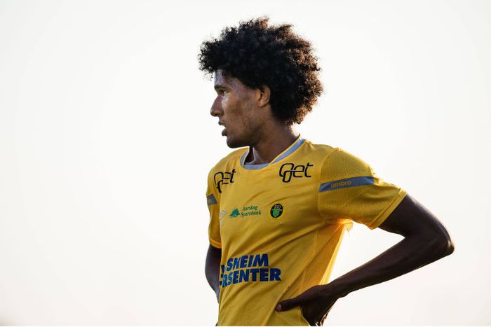 Alfred Richard Scriven of Ull/Kisa during the OBOS-ligaen football match between Ull/Kisa and Sandnes Ulf.