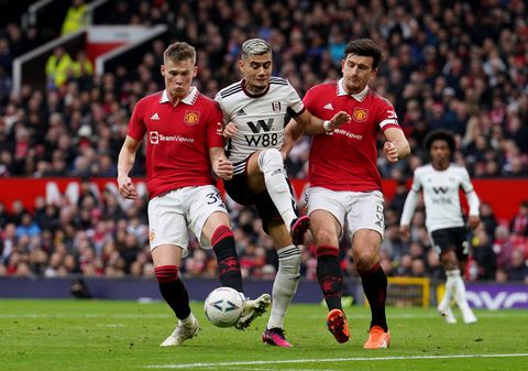 Andreas Pereira in action for Fulham against Manchester United in the FA Cup