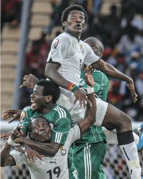Pictures of the Super Eagles of Nigeria losing to the Black Stars of Ghana at the 2010 AFCON trends ahead of friendly in Morocco.