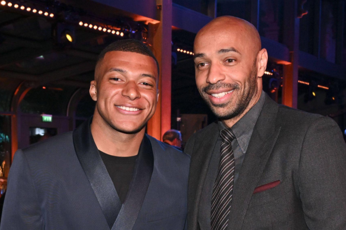 Kylian Mbappe and Thierry Henry || Image credit: Imago