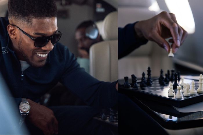 Nigerian-born Anthony Joshua responds with Chess as Francis Ngannou said he was tricked.