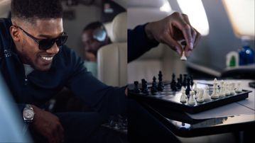 Anthony Joshua plays chess as Francis Ngannou says he was 'tricked'