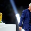 Didier Deschamps walks away from the World Cup trophy | Imago