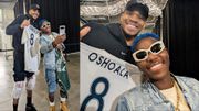 Giannis Antetokounmpo and Asisat Oshoala: Nigerian Freak juggles ball, teams up with Agba Baller