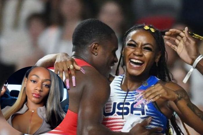 Sha'Carri Richardson and Christian Coleman