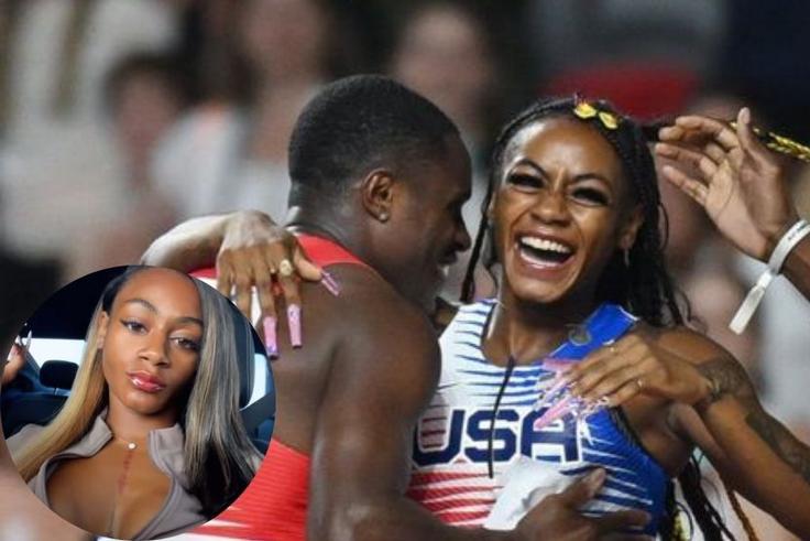 Sha'Carri Richardson and Christian Coleman