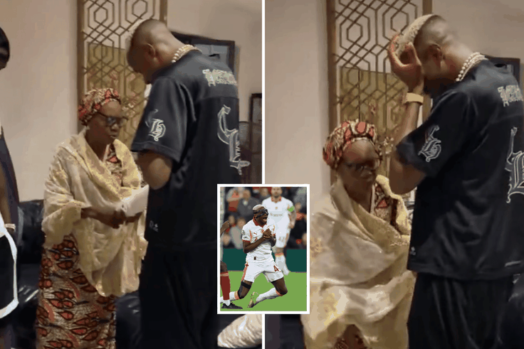 Odion Ighalo's mother prays for Victor Osimhen's injured arm ahead of potential surgery