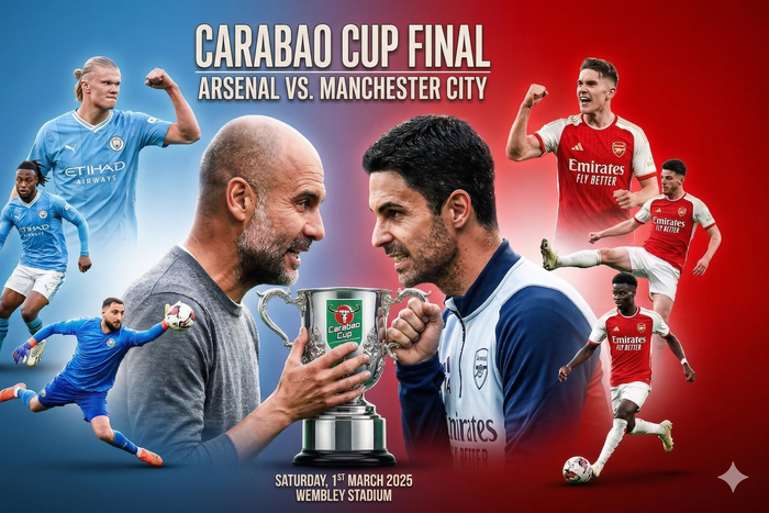 Arsenal vs Manchester City Carabao Cup final clash