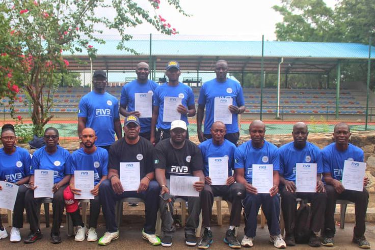 FIVB certified coaches.