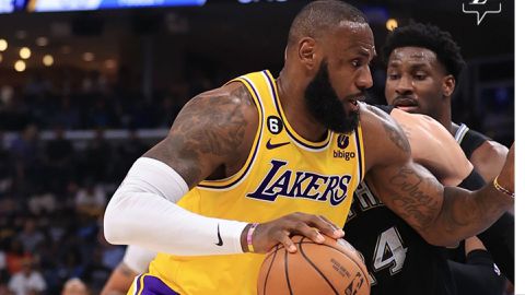 NBA round-up: LeBron James inspires LA Lakers to playoffs