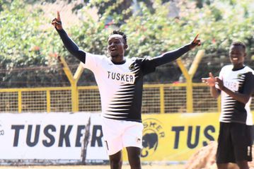 Emotional dedication: Lawrence Luvanda remembers late mom with goal in Tusker FC win