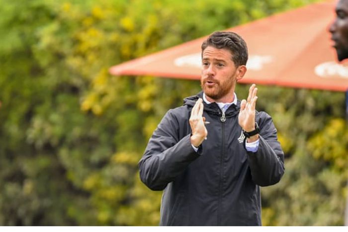 Coach Jonathan McKinstry issuing instructions