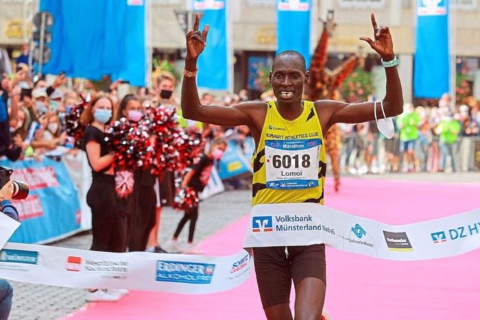 Samuel Lomoi wins the 2021 Munster Marathon
