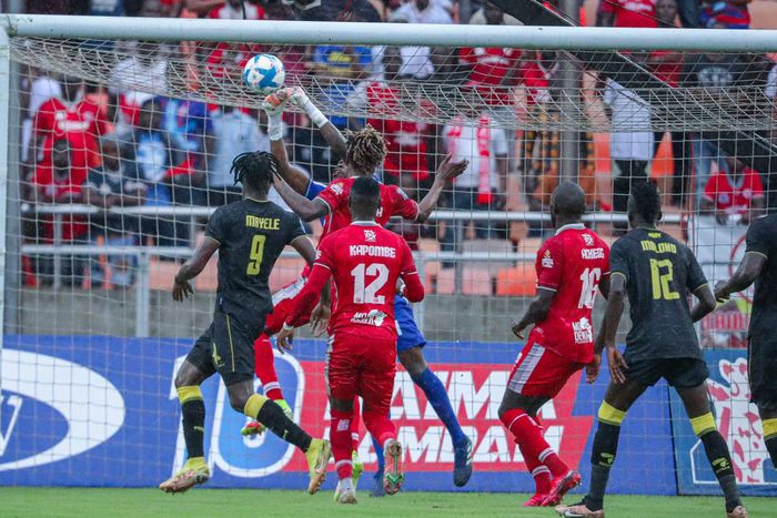 Kariakoo derby between Simba vs Yanga in April 2023.