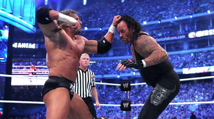WrestleMania 33 results: The Undertaker breaks character, hugs his wife and  retires from the WWE | The Independent | The Independent
