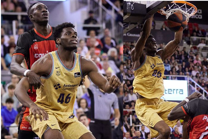 James Ugochukwu Nnaji was in action for Barcelona against Granada.