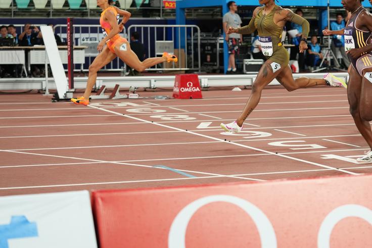 Final before the final? Richardson, Fraser-Pryce & Julien Alfred paired together in women’s 100m semi-final