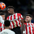 Federico Valverde of Real Madrid and Alvaro Djalo of Athletic Club in action during the Real Madrid and Athletic Club de Bilbao at Santiago Bernabeu stadium on April 20, 2025 in Madrid, Spain. Madrid Copyright: xOscarxJ.xBarrosox