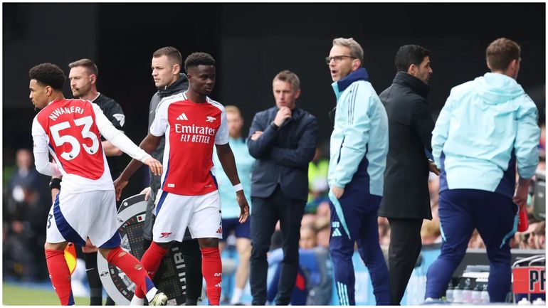Bukayo Saka was outshine by his Arsenal teammates against Ipswich Town.