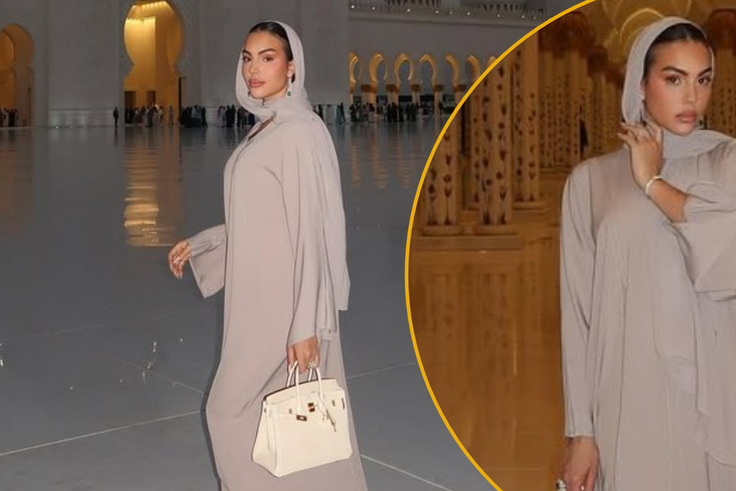 Georgina Rodriguez: Cristiano Ronaldo’s soon-to-be wife wears hijab after jetting off mosque in Dubai to celebrate Easter