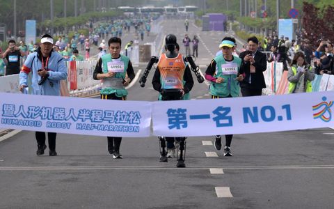 Can Humanoid Robots Keep Up? Chinese Bots Lose Big in World's First Half-Marathon Against Humans