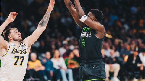 In Game 1 of the NBA Playoffs, the Los Angeles Lakers lost to the Minnesota Timberwolves while the New York Knicks outlasted the Detroit Pistons.